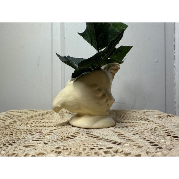 Vintage 50"s Yellow Chicken Small Planter Vase Farmhouse. - Picture 3 of 12